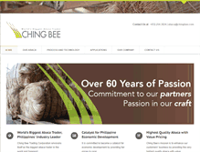 Tablet Screenshot of chingbee.com